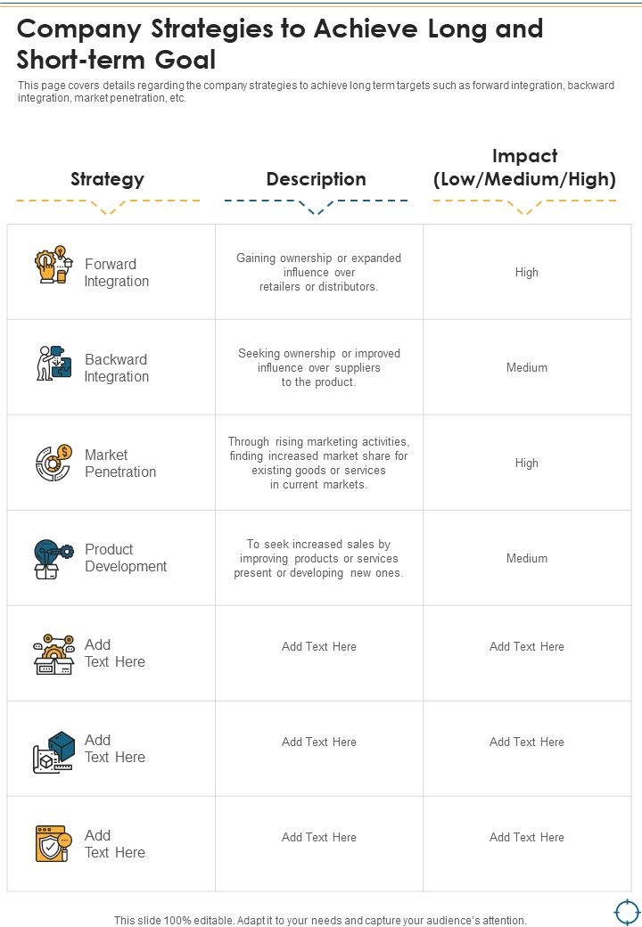 Company_Strategies_To_Achieve_Long_And_Short_Term_Goal_One_Pager_Documents_Slide_1.jpg