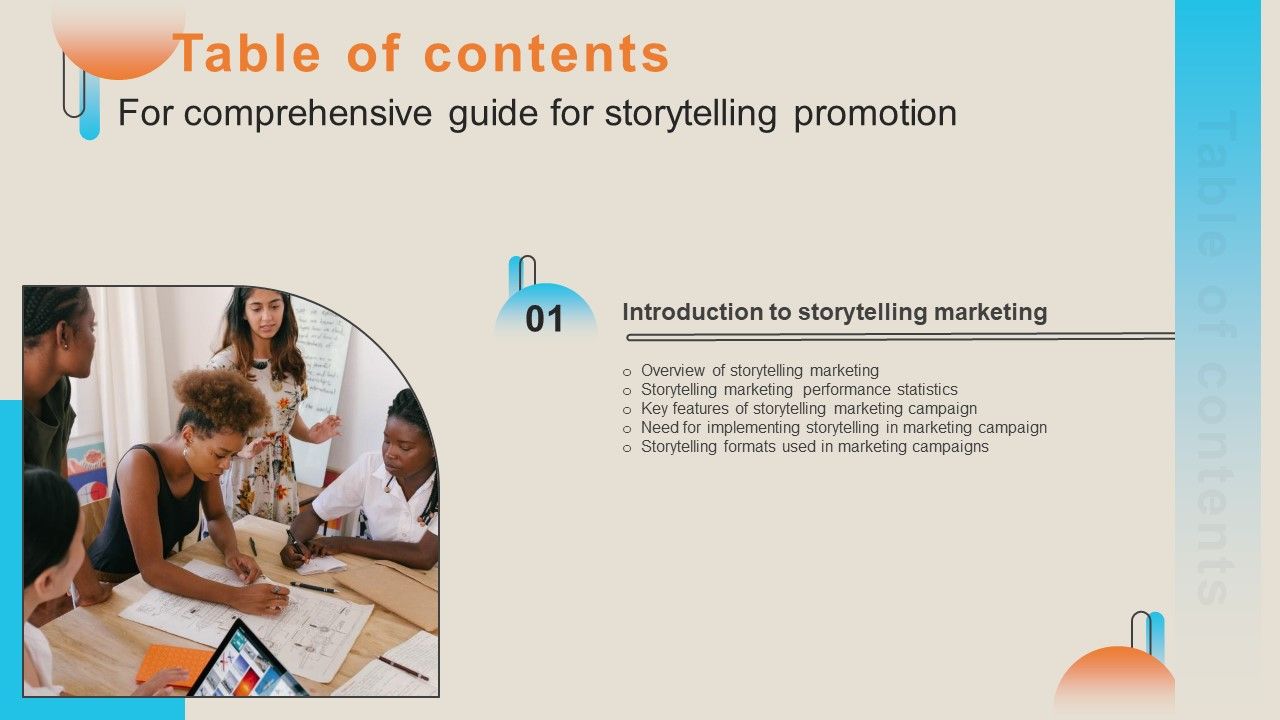 Comprehensive_Guide_For_Storytelling_Promotion_Table_Of_Contents_Diagrams_PDF_Slide_1.jpg