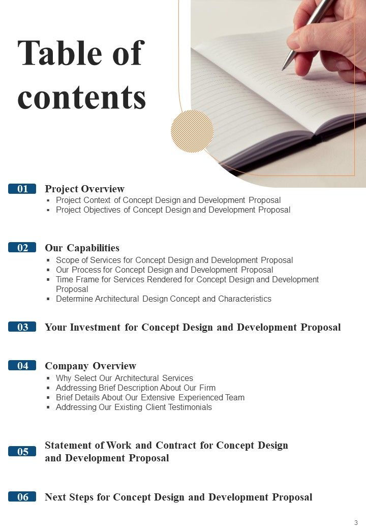 Concept Design And Development Proposal Example Document Report Doc Pdf Ppt