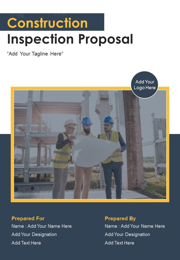 Construction Inspection Proposal Example Document Report Doc Pdf Ppt Slide01