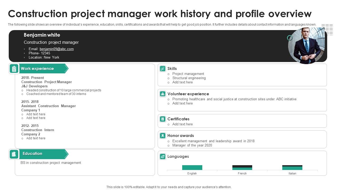 Construction_Project_Manager_Work_History_And_Profile_Overview_Information_PDF_Slide_1.jpg