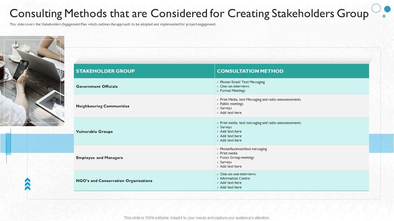 Consulting_Methods_That_Are_Considered_For_Creating_Stakeholders_Group_Ppt_Slides_Portrait_PDF_Slide_1.jpg