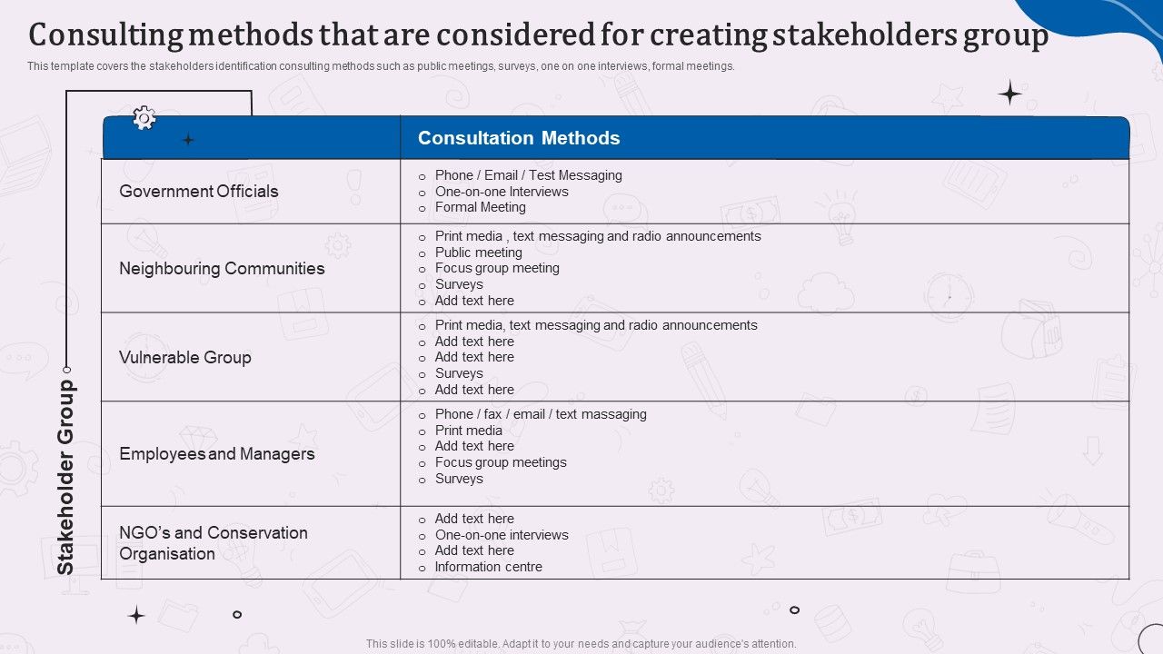 Consulting_Methods_That_Are_Considered_For_Creating_Stakeholders_Group_Topics_PDF_Slide_1.jpg