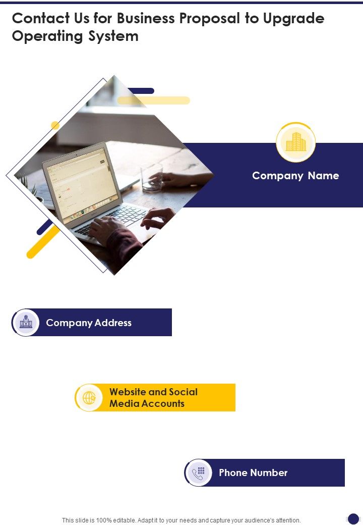 Contact Us For Business Proposal To Upgrade Operating System One Pager Sample Example Document Slide01