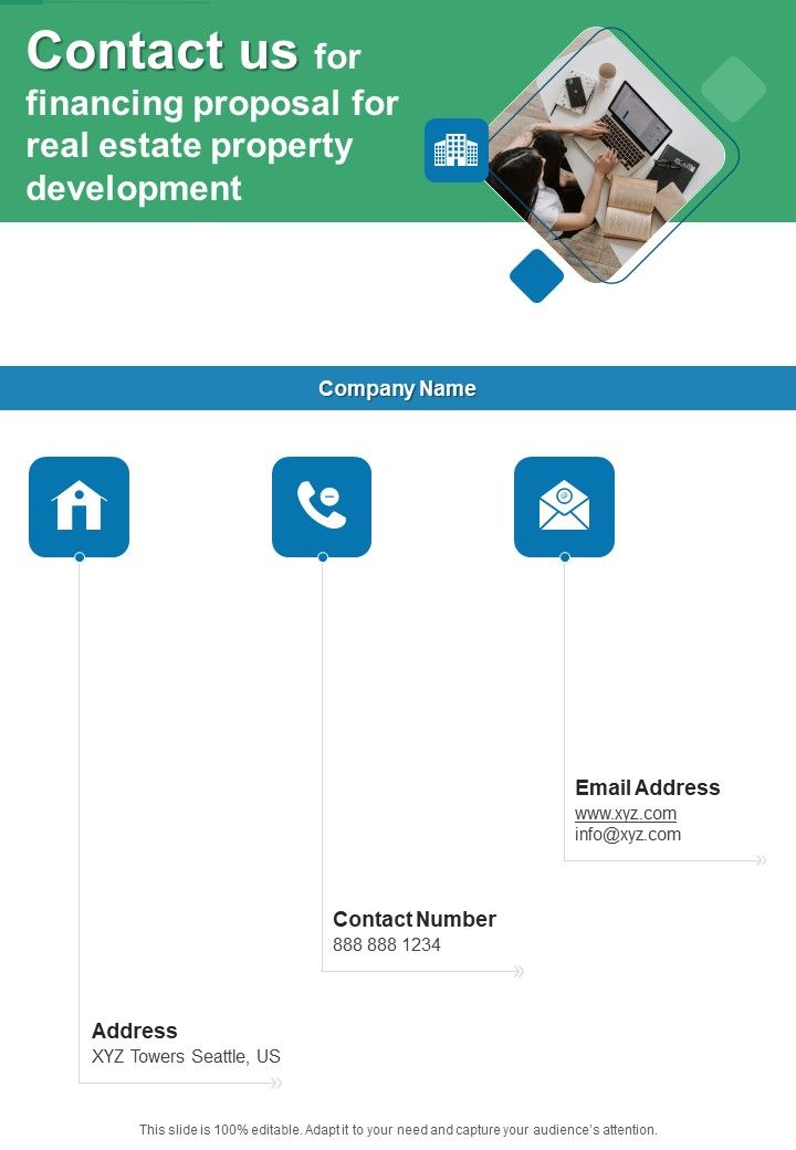 Contact_Us_For_Financing_Proposal_For_Real_Estate_Property_Development_One_Pager_Sample_Example_Document_Slide_1.jpg