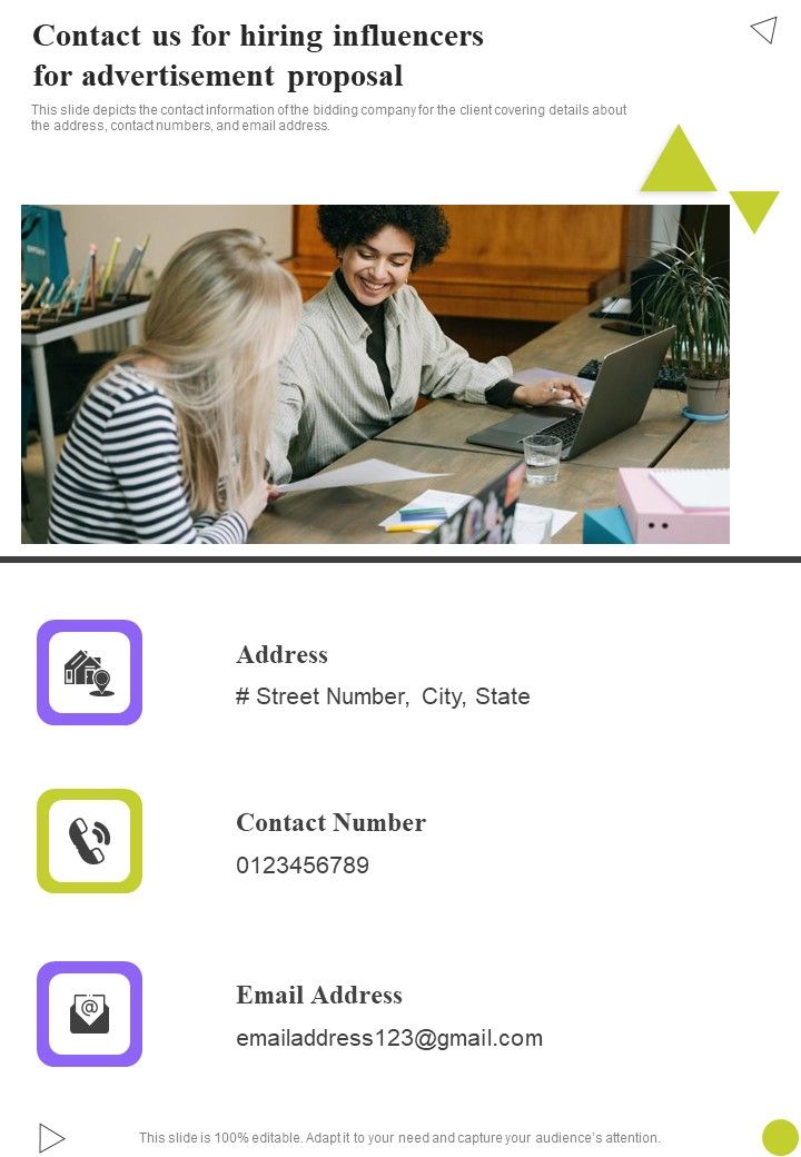 Contact_Us_For_Hiring_Influencers_For_Advertisement_Proposal_One_Pager_Sample_Example_Document_Slide_1.jpg