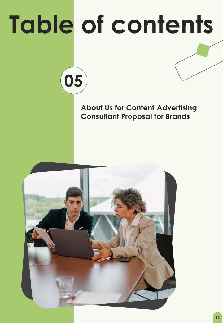 Content Advertising Consultant Proposal For Brands Example Document Report Doc Pdf Ppt