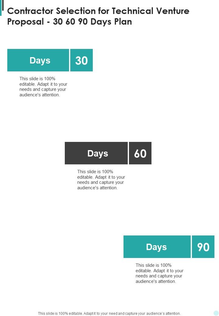 Contractor_Selection_For_Technical_Venture_Proposal_30_60_90_Days_Plan_One_Pager_Sample_Example_Document_Slide_1.jpg