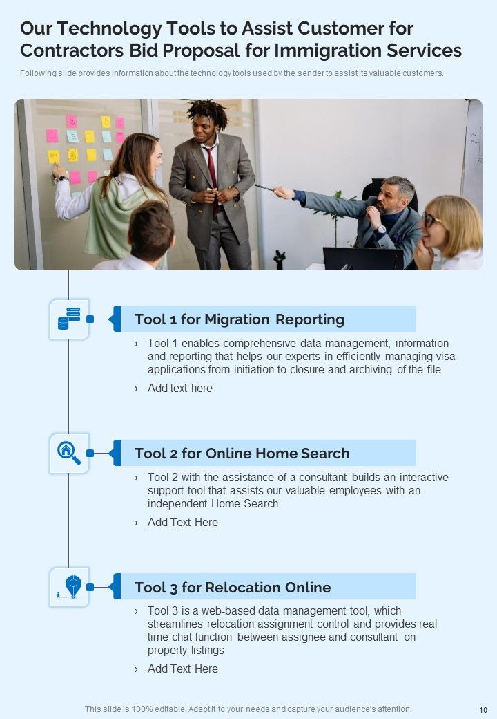 Contractors Bid Proposal For Immigration Services Example Document Report Doc Pdf Ppt