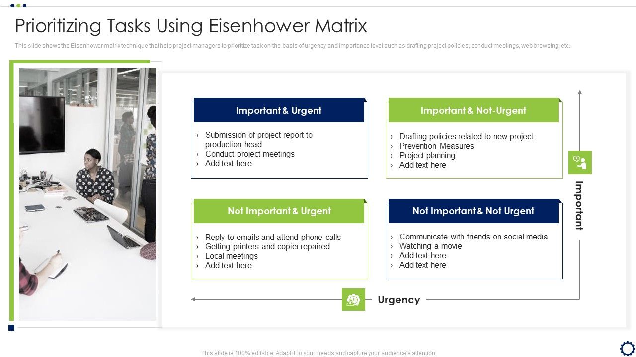 Coordinating_Distinct_Activities_For_Effective_Project_Time_Management_Prioritizing_Tasks_Using_Eisenhower_Matrix_Infographics_PDF_Slide_1.jpg
