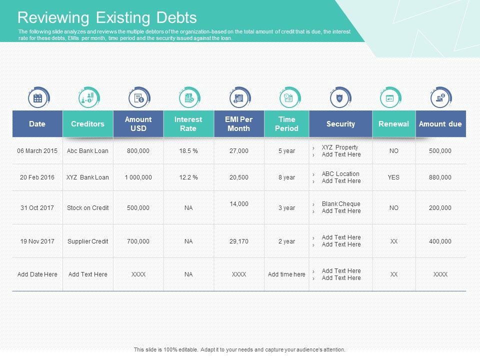 Corporate_Debt_Refinancing_And_Restructuring_Reviewing_Existing_Debts_Download_PDF_Slide_1.jpg