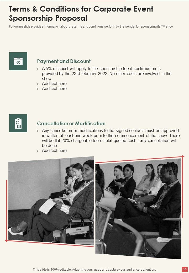 Corporate Event Sponsorship Proposal Example Document Report Doc Pdf Ppt