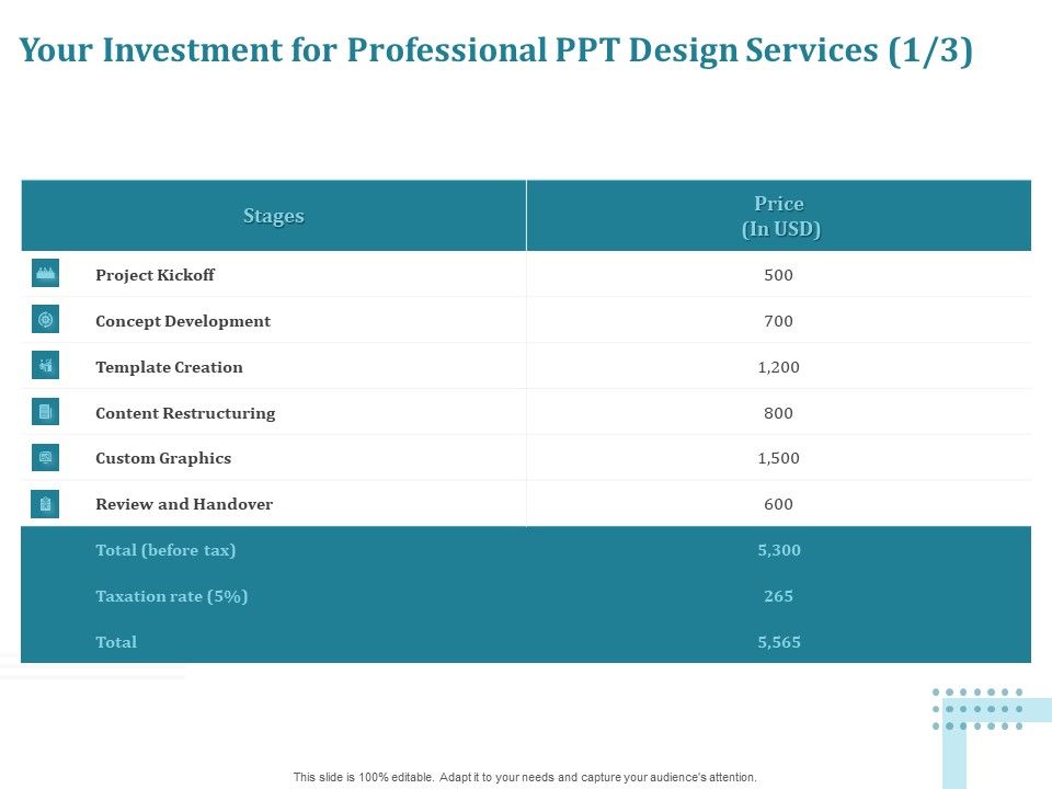 Corporate_PPT_Design_Your_Investment_For_Professional_PPT_Design_Services_Total_Ppt_Summary_Shapes_PDF_Slide_1.jpg