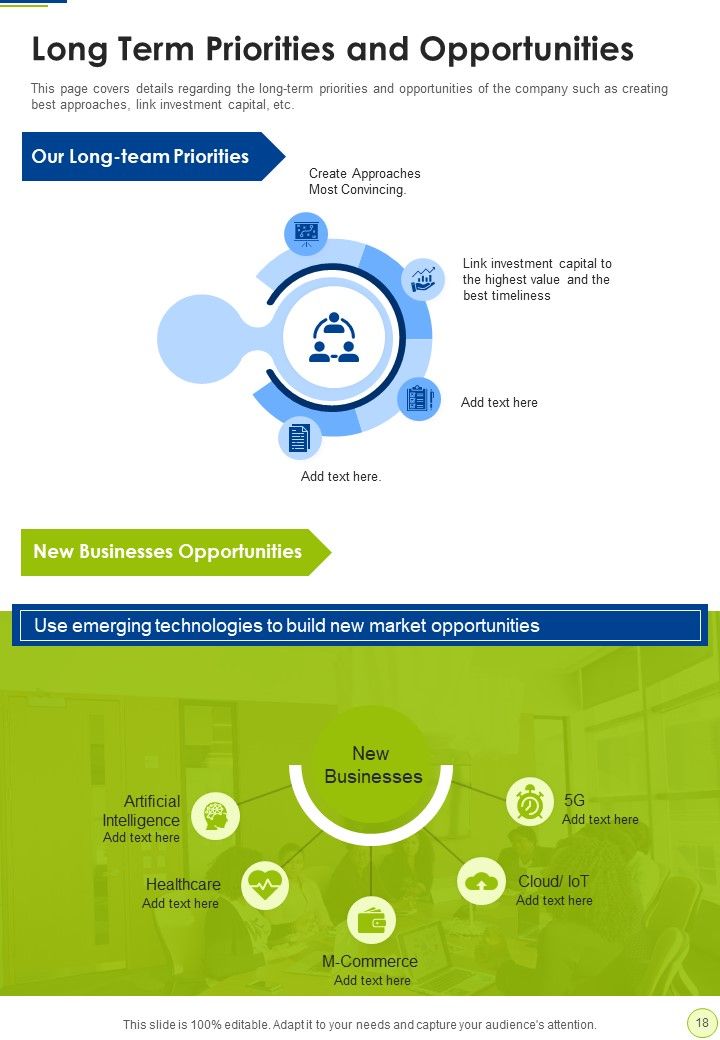 Corporate Performance Report Visual First Summary One Pager Documents