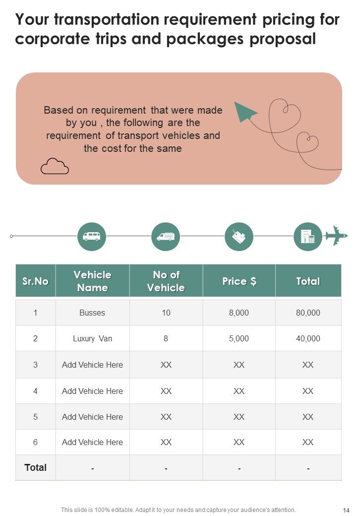 Corporate Trips And Packages Proposal Example Document Report Doc Pdf
