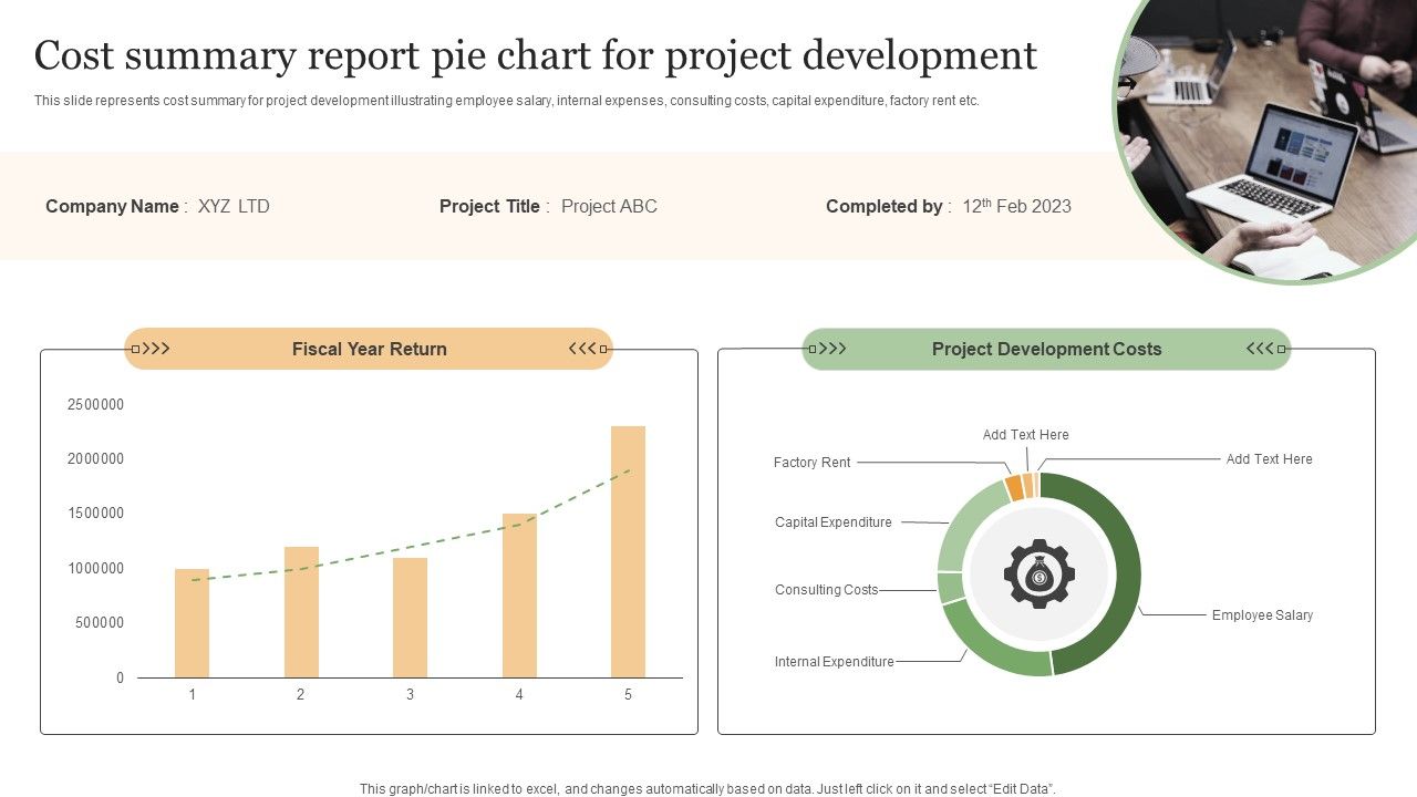 Cost_Summary_Report_Pie_Chart_For_Project_Development_Infographics_PDF_Slide_1.jpg