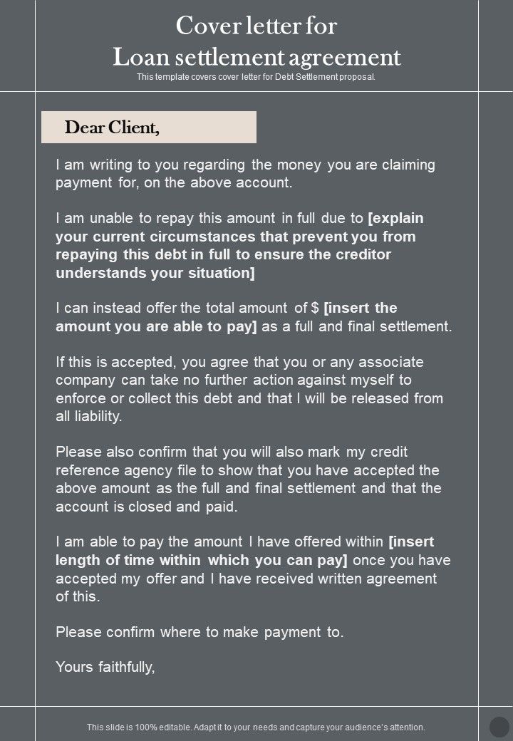 Cover_Letter_For_Loan_Settlement_Agreement_One_Pager_Sample_Example_Document_Slide_1.jpg