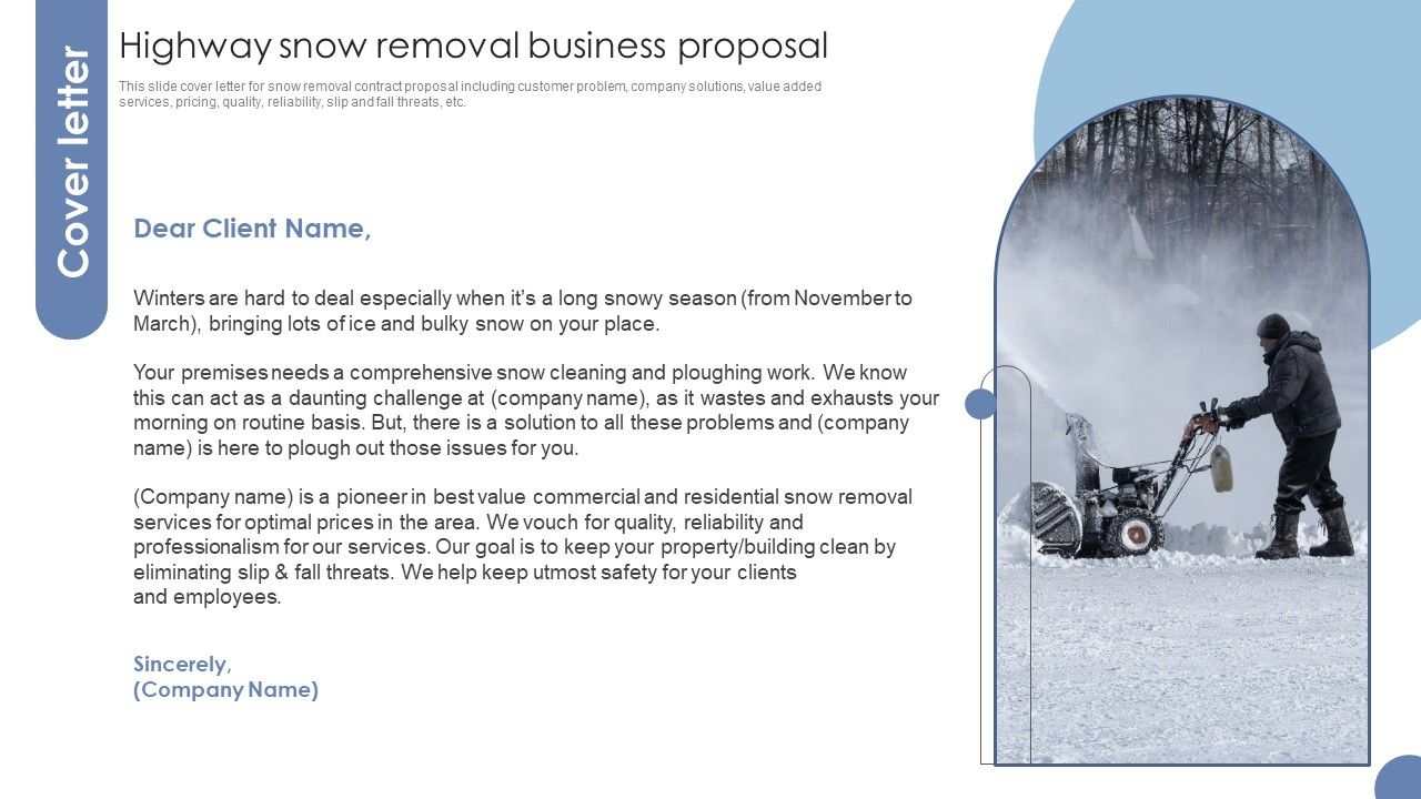 Cover_Letter_Highway_Snow_Removal_Business_Proposal_Ppt_Visual_Aids_Example_File_PDF_Slide_1.jpg