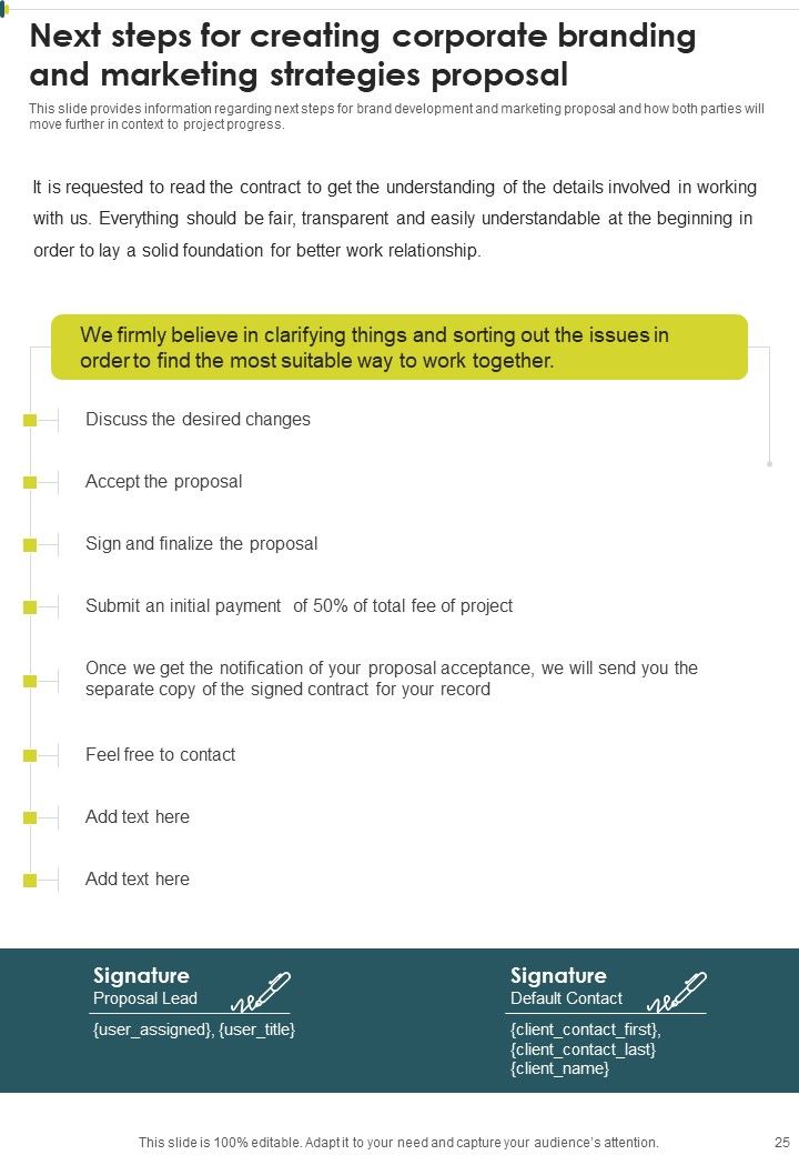 Creating Corporate Branding And Marketing Strategies Proposal Example Document Report Doc Pdf Ppt
