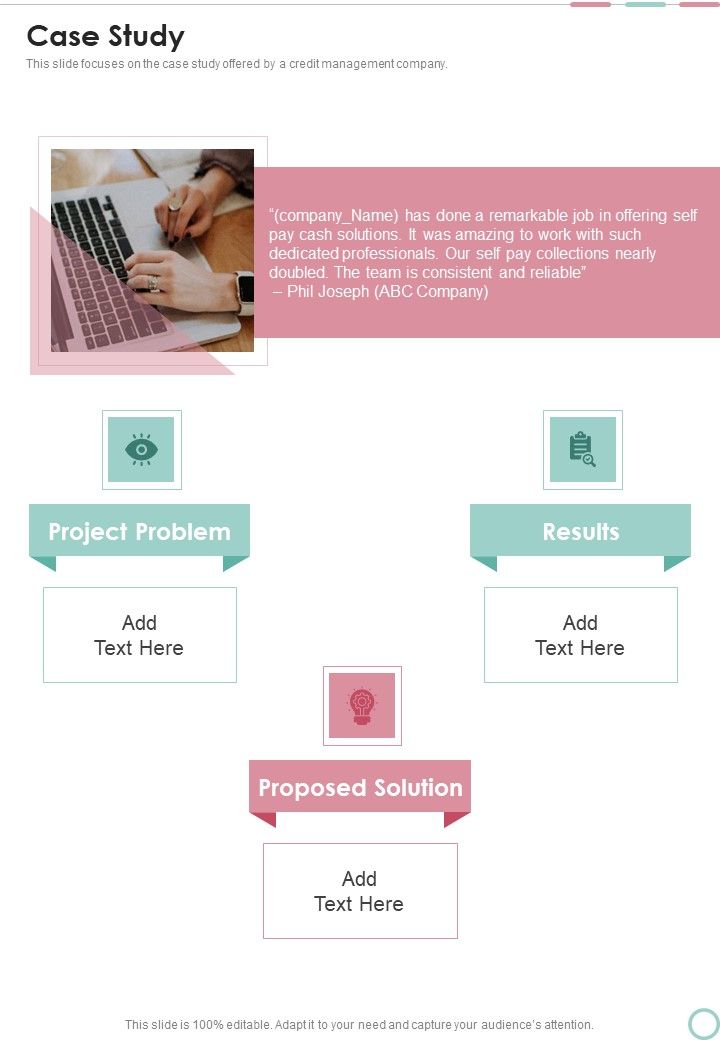 Credit Risk Administration Proposal Case Study One Pager Sample Example Document Slide01