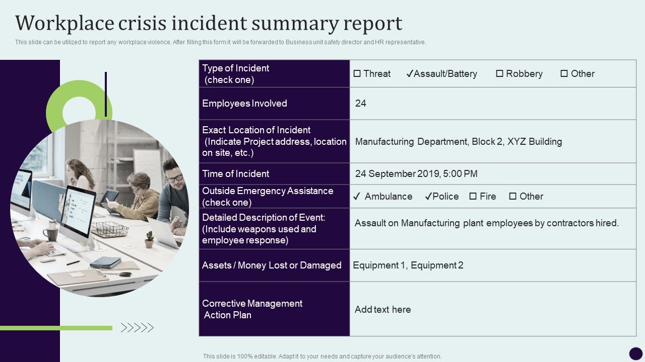 Critical_Measures_For_Ensuring_Workplace_Crisis_Incident_Summary_Report_Brochure_PDF_Slide_1.jpg