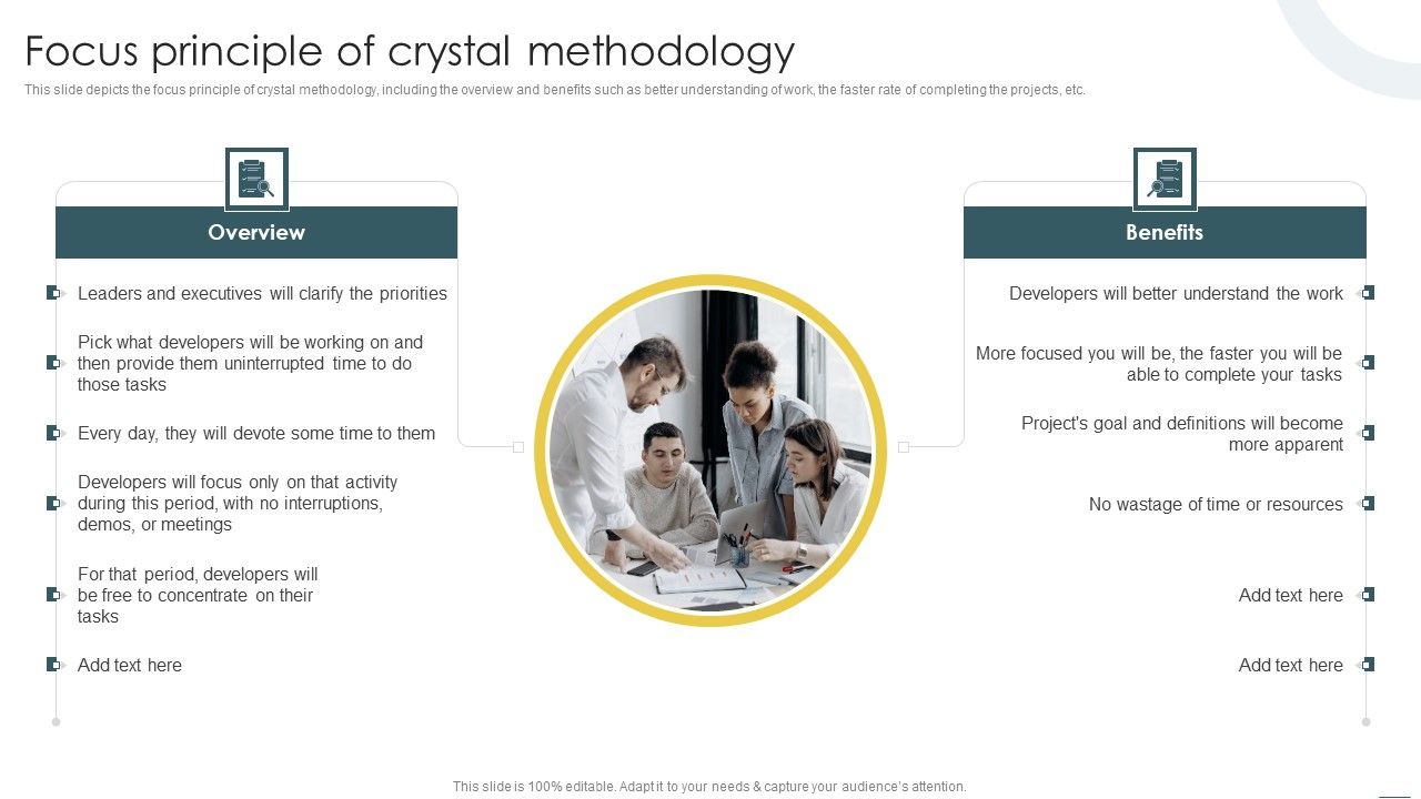 Crystal_Methods_In_Agile_Framework_Focus_Principle_Of_Crystal_Methodology_Icons_PDF_Slide_1.jpg