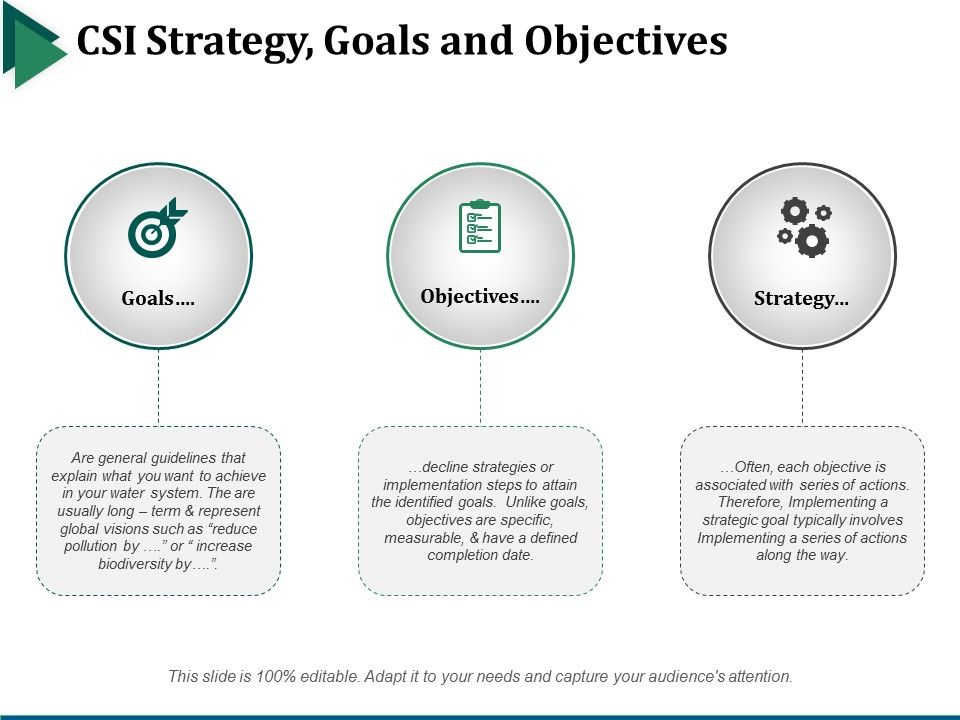 Csi_Strategy_Goals_And_Objectives_Ppt_PowerPoint_Presentation_File_Deck_Slide_1.jpg