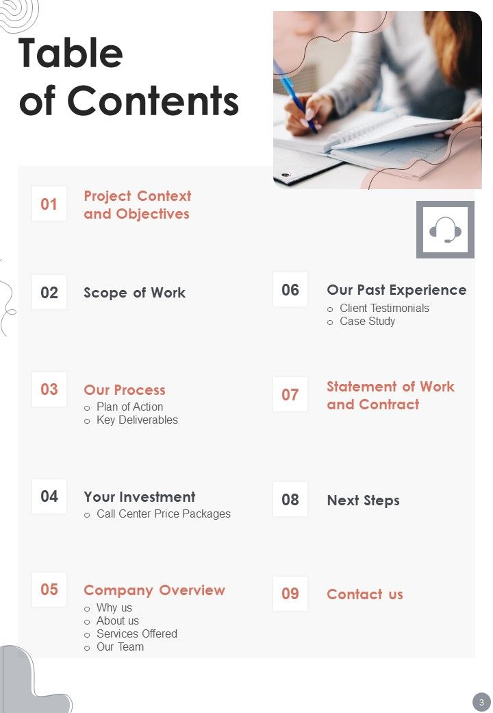 Customer Support Centre Proposal Example Document Report Doc Pdf Ppt
