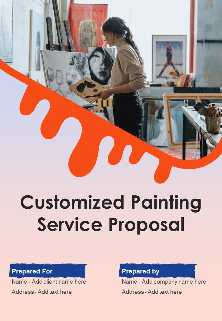 Customized Painting Service Proposal Example Document Report Doc Pdf Ppt Slide01