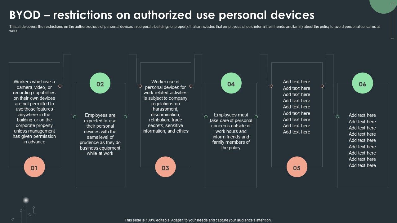 Cybersecurity_Guidelines_IT_Byod_Restrictions_On_Authorized_Use_Personal_Devices_Professional_PDF_Slide_1.jpg