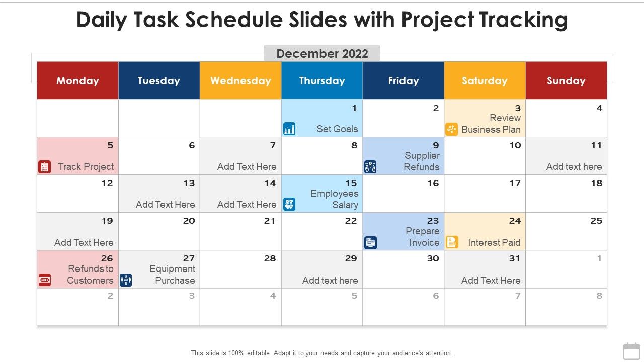 Daily_Task_Schedule_Slides_With_Project_Tracking_Brochure_PDF_Slide_1.jpg