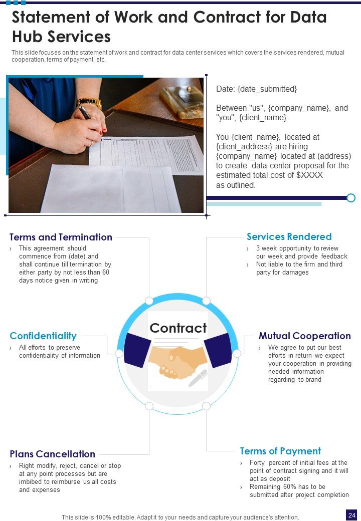 Data Hub Services Proposal Example Document Report Doc Pdf Ppt