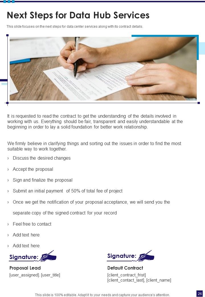 Data Hub Services Proposal Example Document Report Doc Pdf Ppt