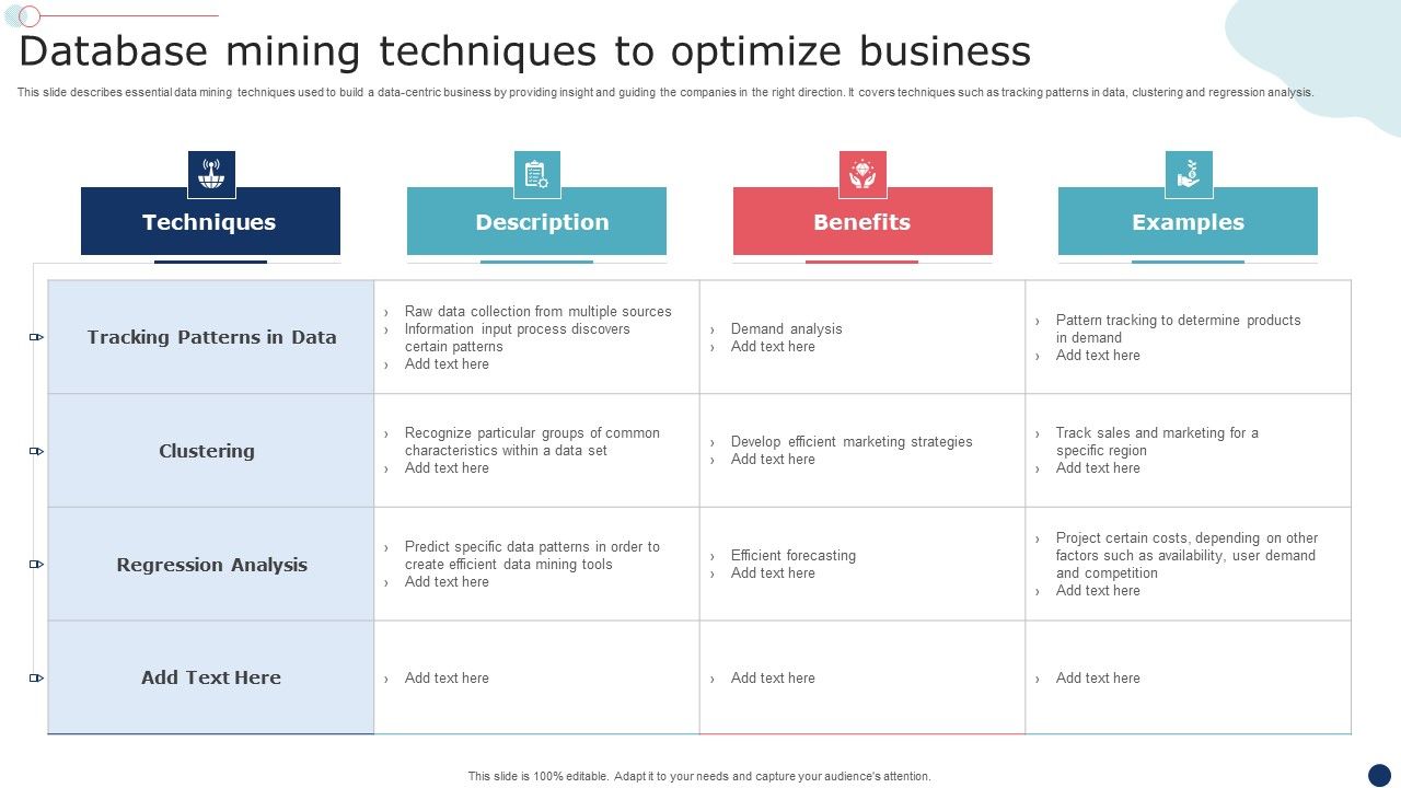 Database_Mining_Techniques_To_Optimize_Business_Template_PDF_Slide_1.jpg