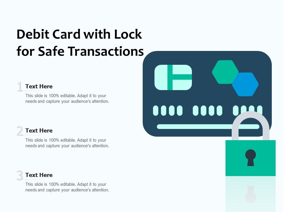Debit_Card_With_Lock_For_Safe_Transactions_Ppt_PowerPoint_Presentation_Infographics_Tips_PDF_Slide_1.jpg