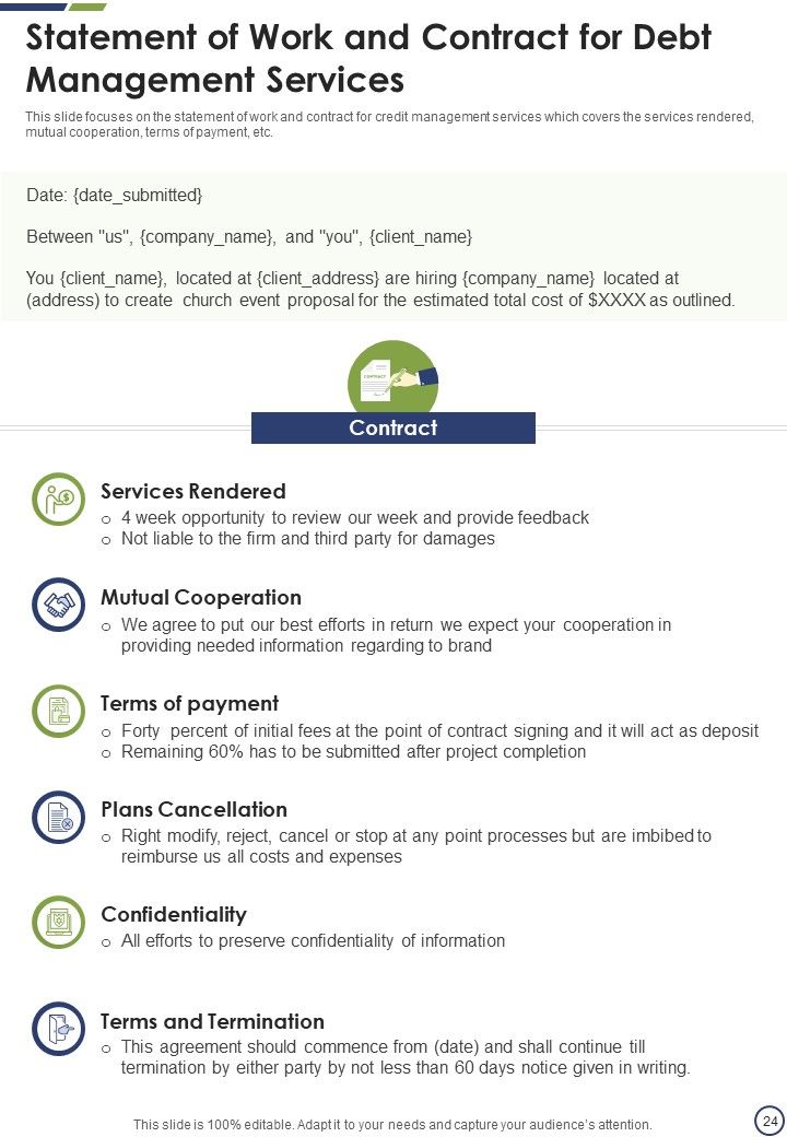 Debt Management Process Research Proposal Example Document Report Doc Pdf Ppt