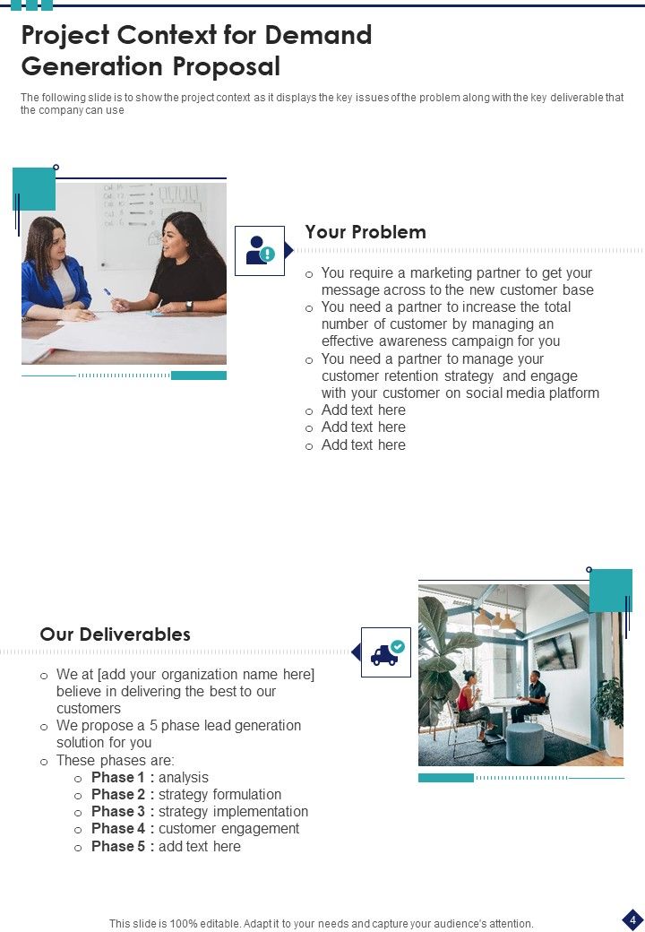 Demand Generation Proposal Example Document Report Doc Pdf Ppt