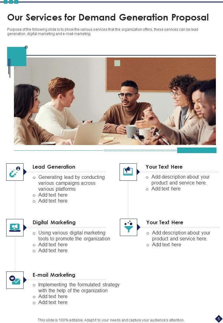 Demand Generation Proposal Example Document Report Doc Pdf Ppt