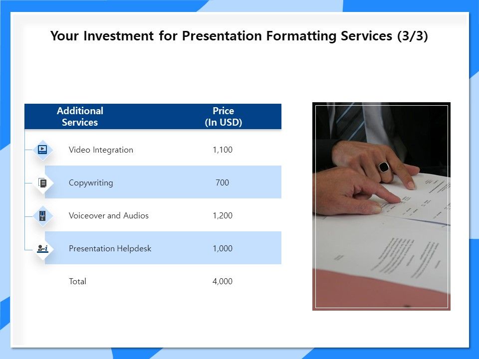 Designing_And_Editing_Solutions_Your_Investment_For_Presentation_Formatting_Services_Services_Guidelines_PDF_Slide_1.jpg