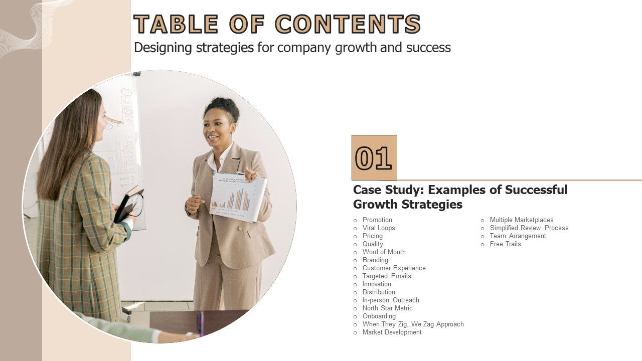 Designing_Strategies_For_Company_Growth_And_Success_Table_Of_Contents_Structure_PDF_Slide_1.jpg