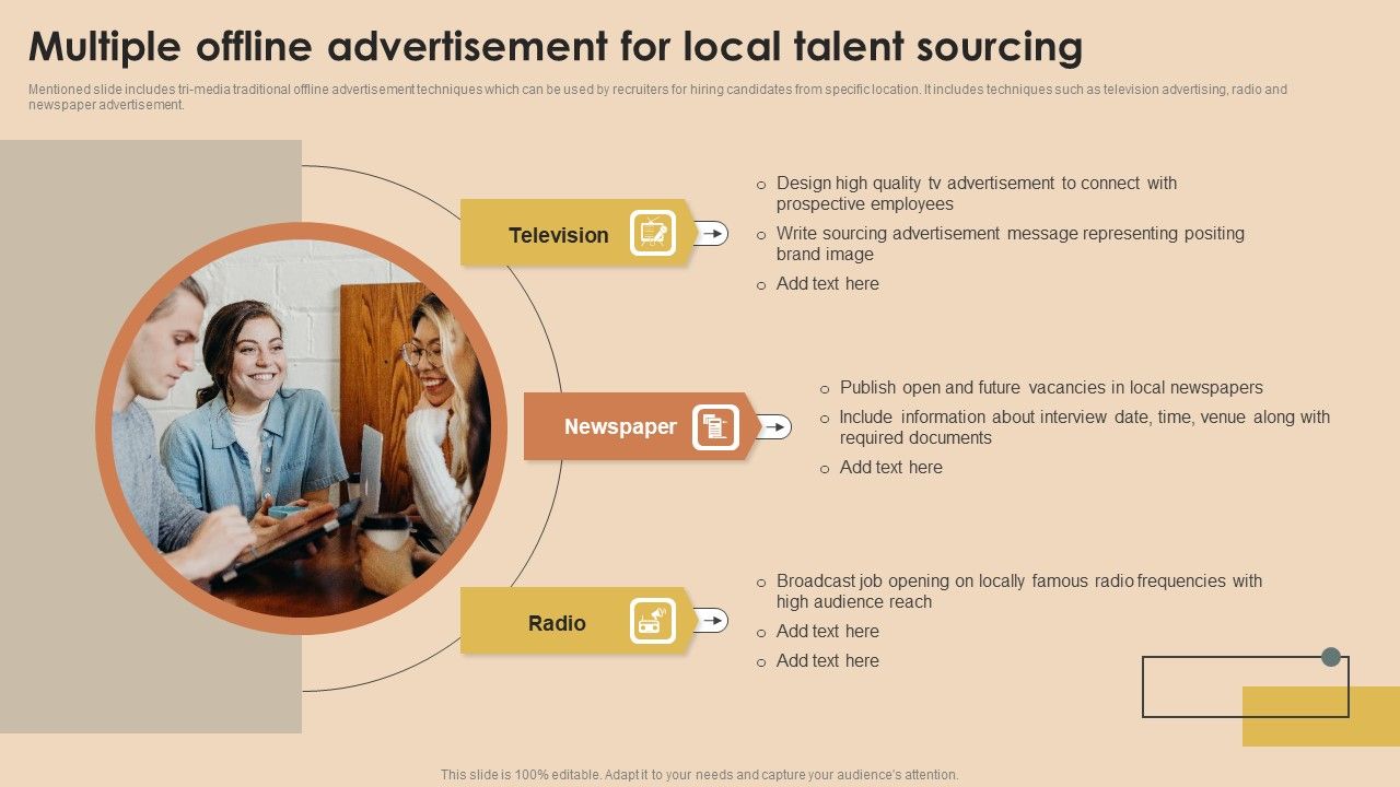 Detailed_Guide_For_Talent_Acquisition_Multiple_Offline_Advertisement_For_Local_Talent_Sourcing_Brochure_PDF_Slide_1.jpg