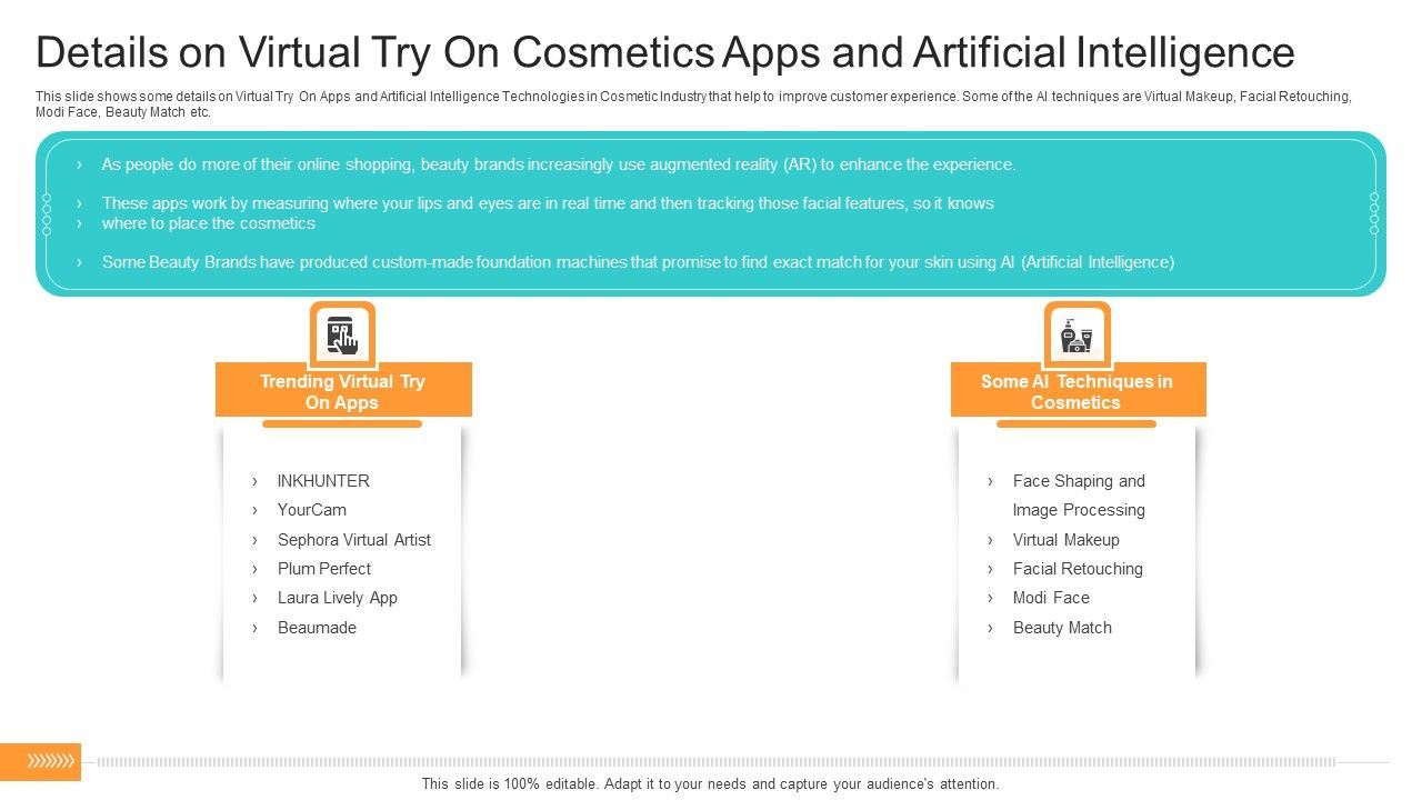 Details_On_Virtual_Try_On_Cosmetics_Apps_And_Artificial_Intelligence_Background_PDF_Slide_1.jpg