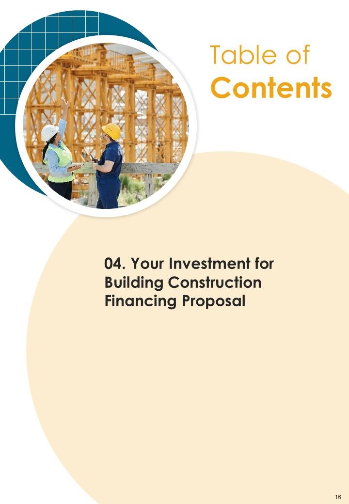 Developing Construction Funding Proposal Example Document Report Doc Pdf Ppt