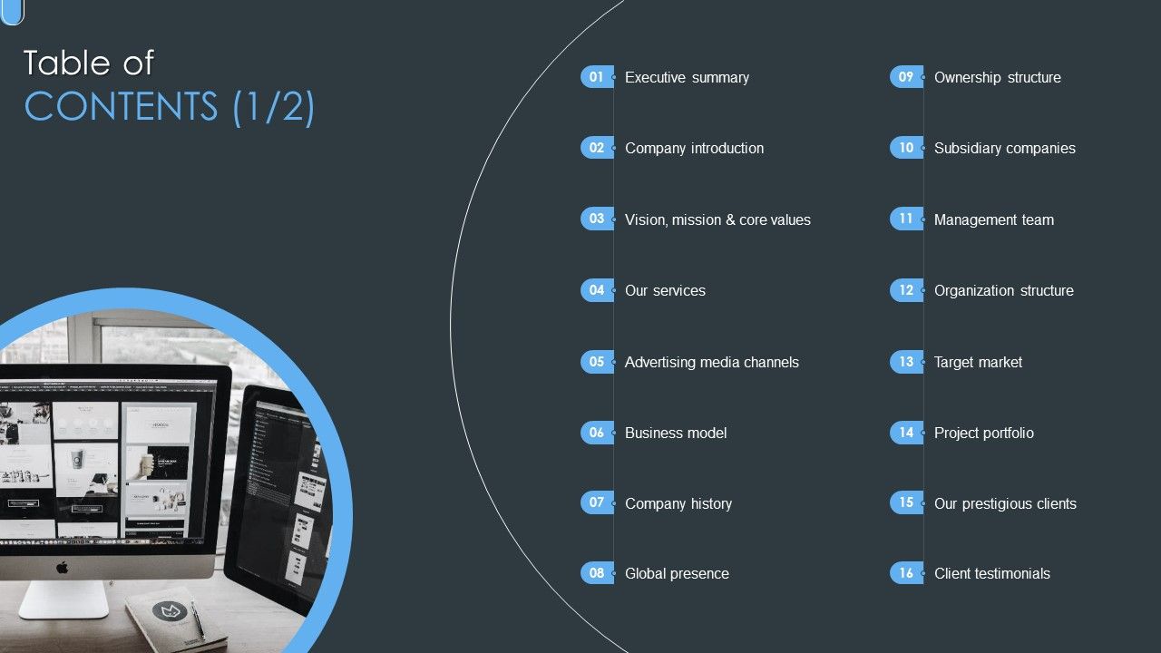 Digital_Ad_Marketing_Services_Company_Profile_Table_Of_Contents_Brochure_PDF_Slide_1.jpg