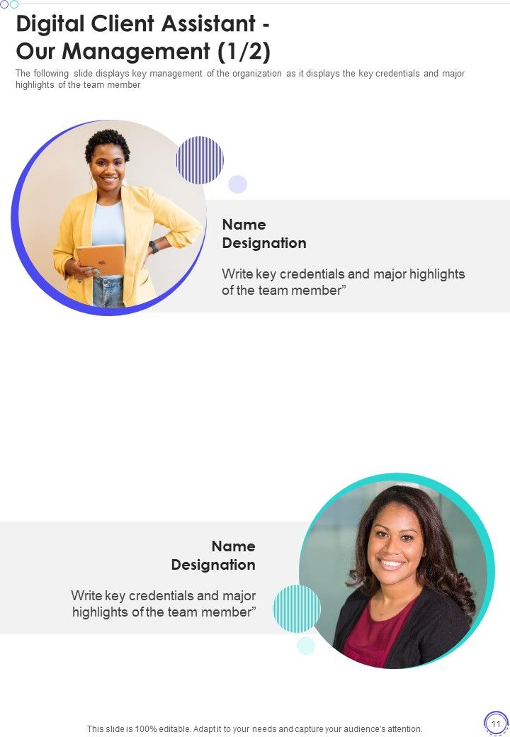 Digital Client Assistant Proposal Example Document Report Doc Pdf Ppt