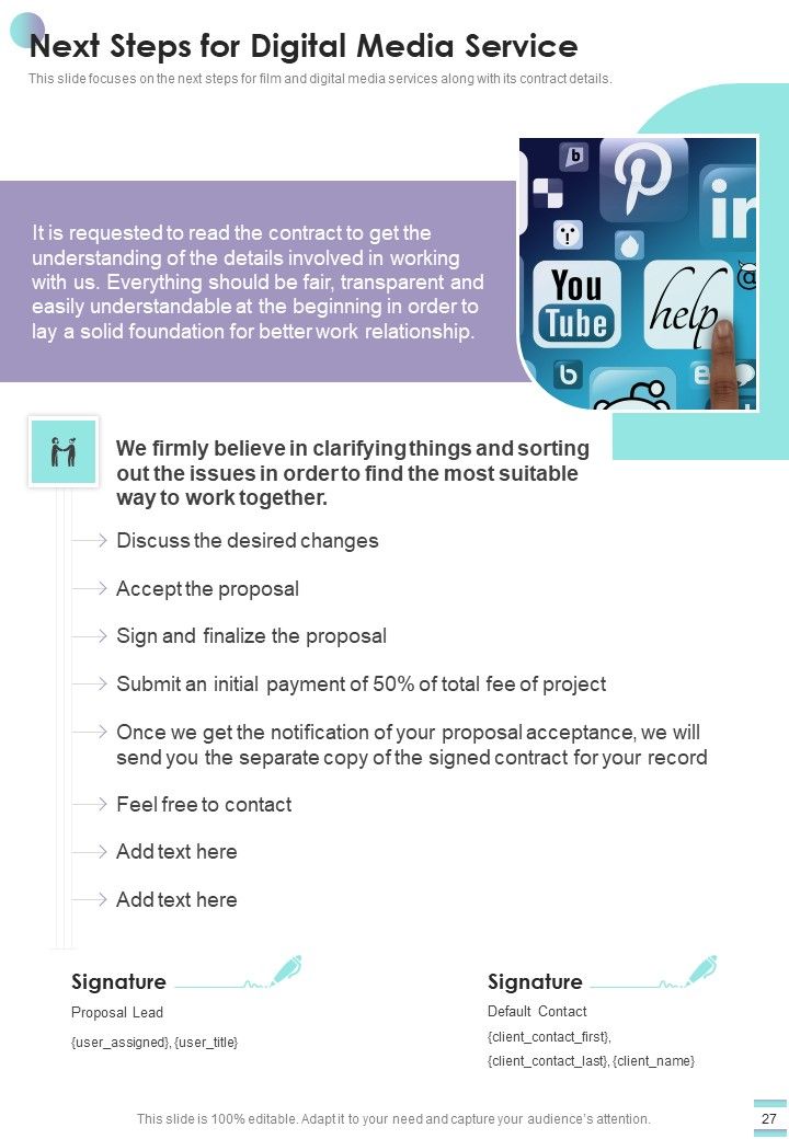 Digital Media Service Proposal Example Document Report Doc Pdf Ppt