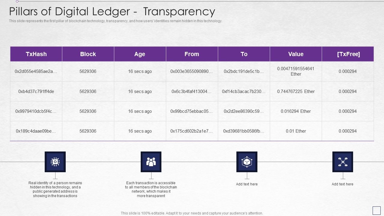 Digitized_Record_Book_Technology_Pillars_Of_Digital_Ledger_Ransparency_Graphics_PDF_Slide_1.jpg
