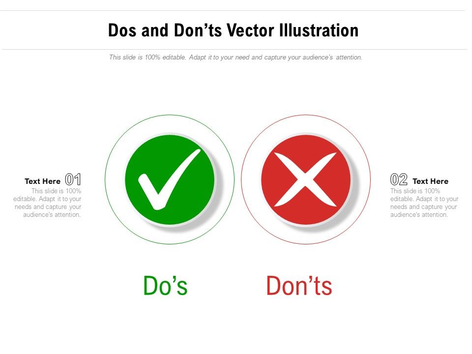 Dos_And_Donts_Vector_Illustration_Ppt_PowerPoint_Presentation_Gallery_Ideas_PDF_Slide_1.jpg