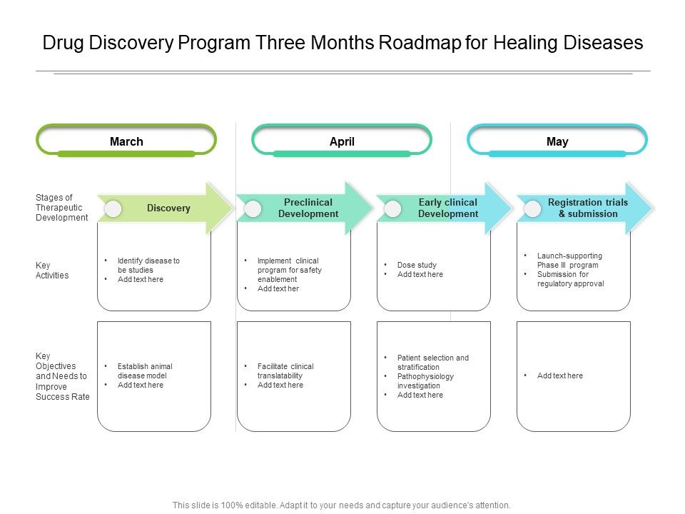 Drug_Discovery_Program_Three_Months_Roadmap_For_Healing_Diseases_Formats_Slide_1.jpg
