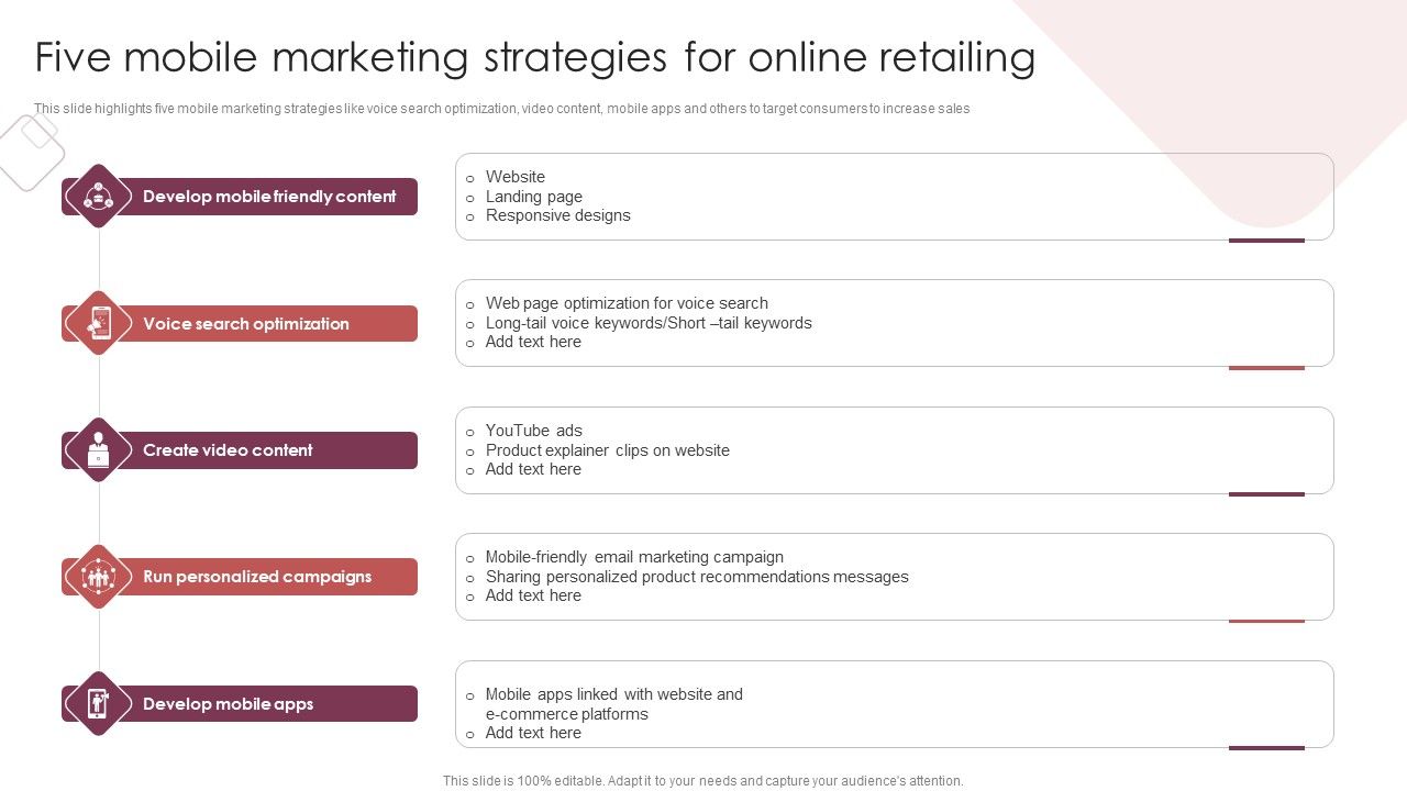 E_Commerce_Marketing_Techniques_To_Boost_Sales_Five_Mobile_Marketing_Strategies_For_Online_Retailing_Slides_PDF_Slide_1.jpg